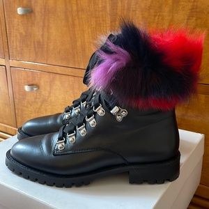 Rebecca Minkoff Fur Trimmed Boots